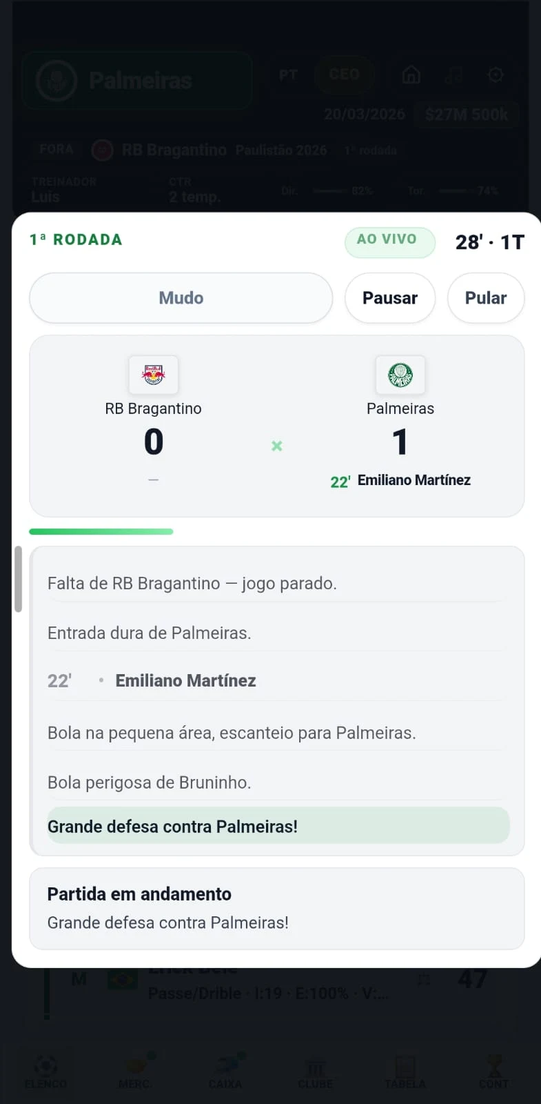 38Brasileirão - Modo Treinador screenshot